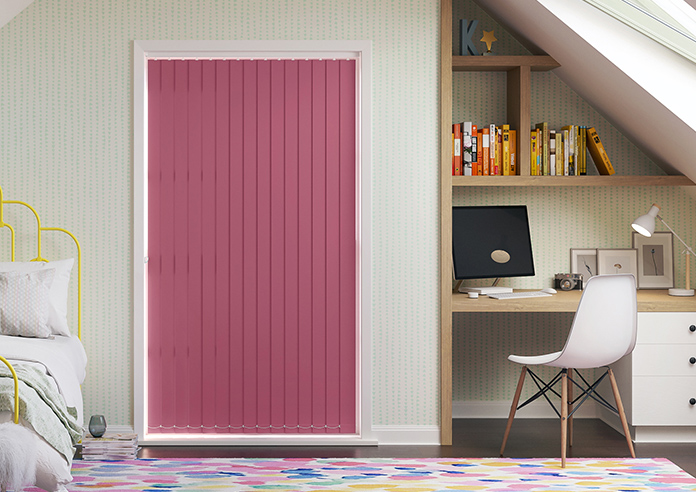 Trinity (Blackout), Fuschia - Vertical Blind - Image 6